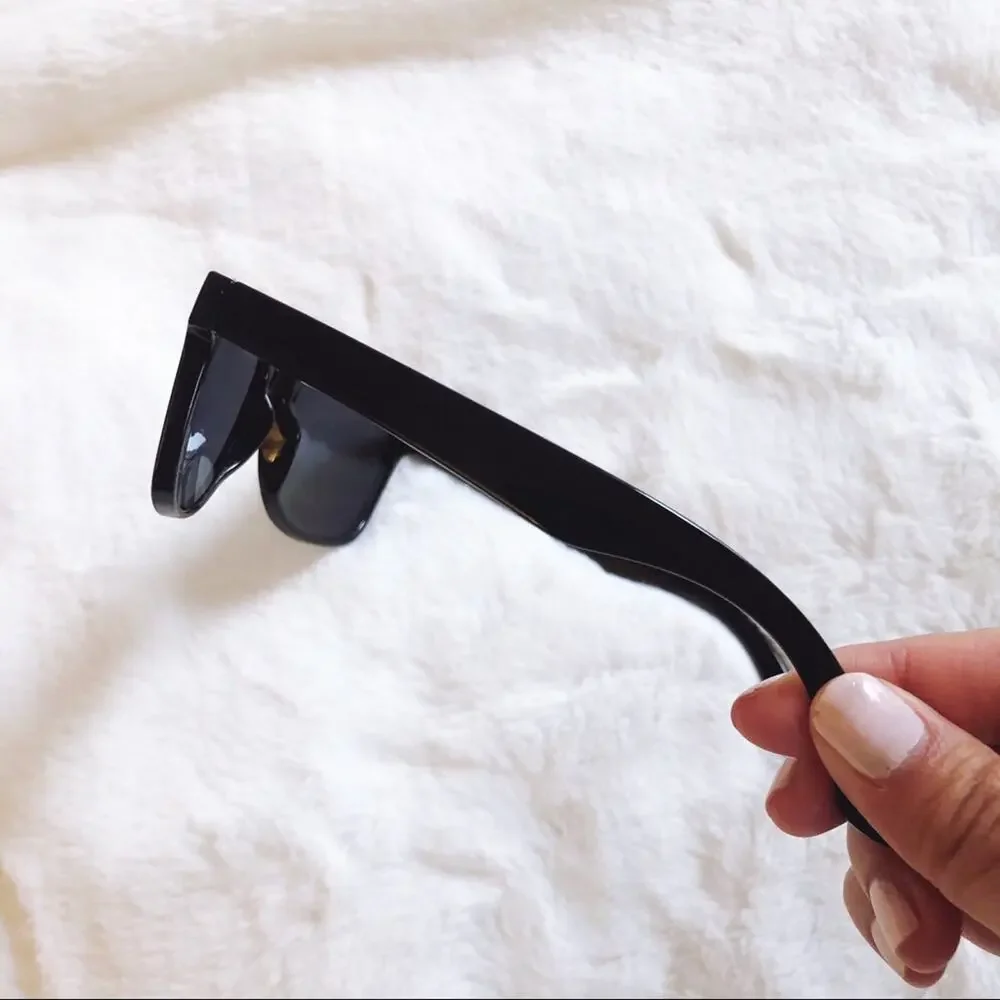 Nova Black Unisex Kids Sunglasses